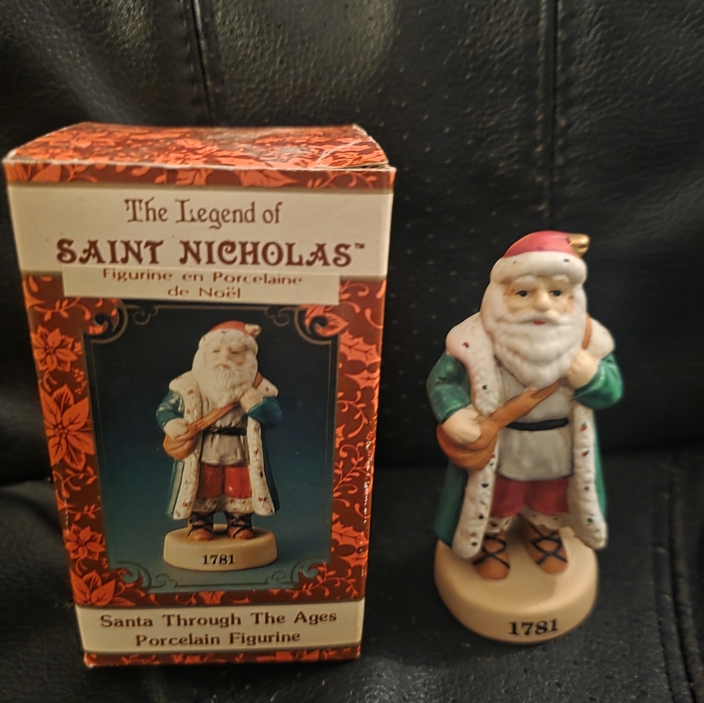 Russ Santa Through The Ages Porcelain Figurine Legend of St. Nicholas 1781
